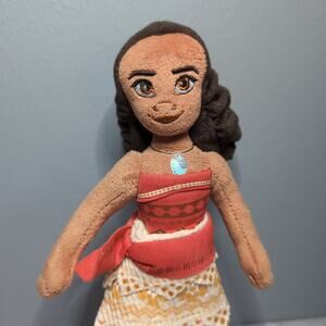 Disney Moana Plush Small Stuffed Toy Doll Soft Body Movie Princess